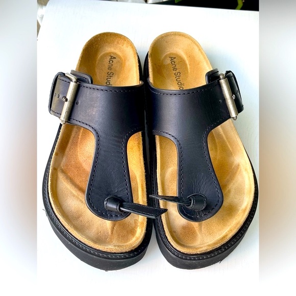 Acne Studios Platform Sandals in Black, IT40 - Picture 15 of 17